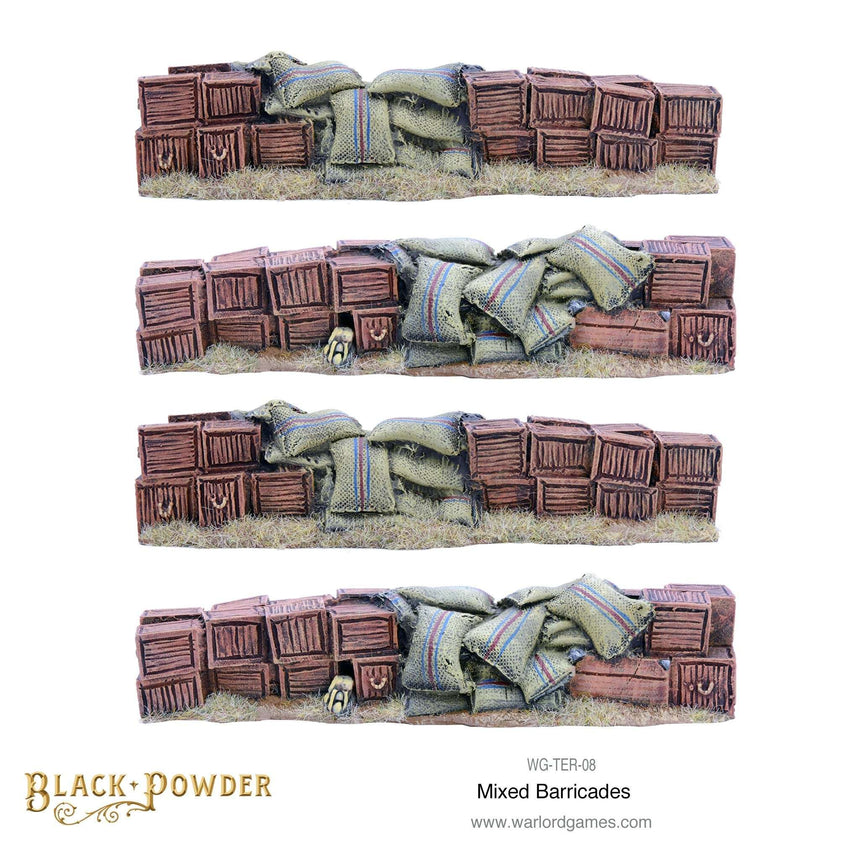 Anglo-Zulu War Mixed Barricade Set