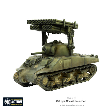 Calliope multiple rocket launcher