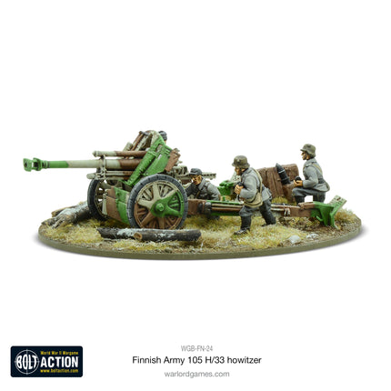 Finnish Army 105 H/33 howitzer