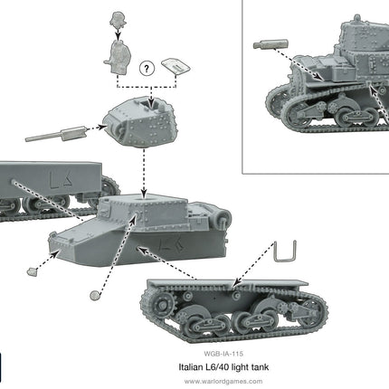 Italian L6/40 Light Tank