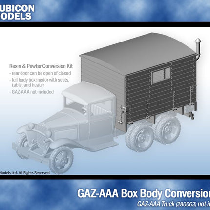 GAZ-AAA Box Body Upgrade Kit - Resin