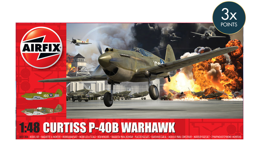 A05130A Curtiss P-40B Warhawk 1:48