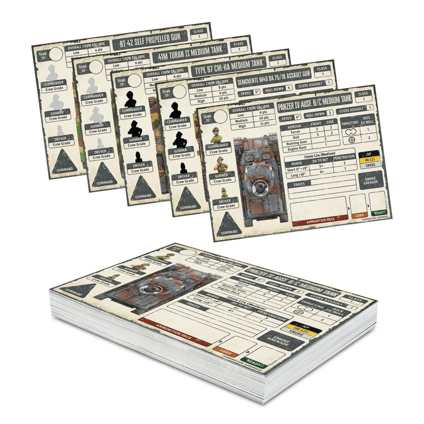 Achtung Panzer! Axis Card Pack - Zubehör - Warlord Games - 489511301