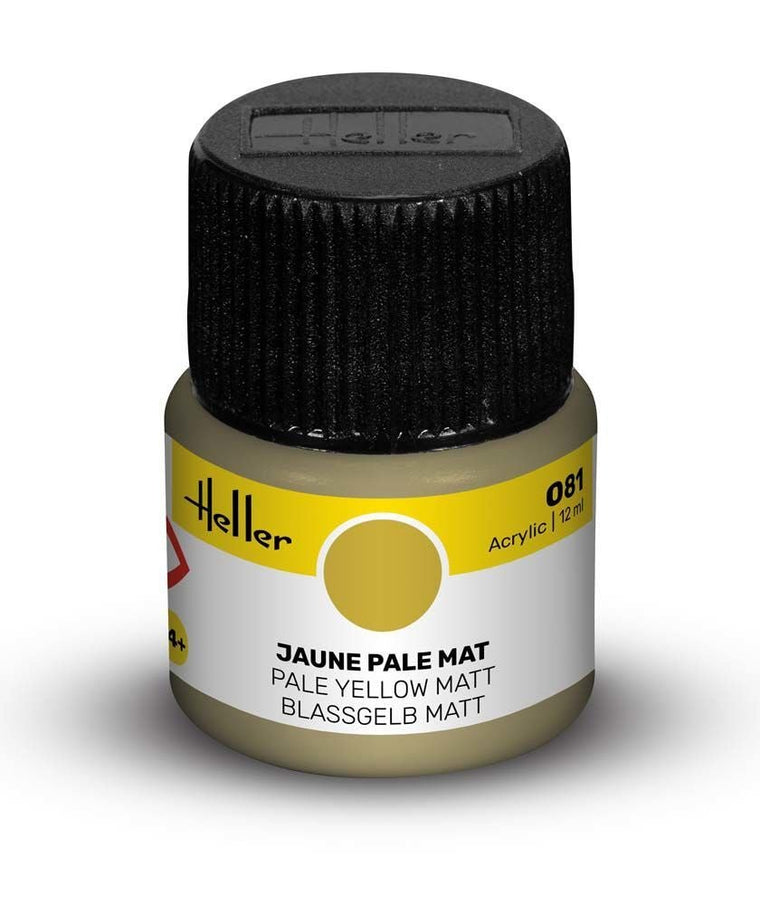 Acrylic Colour 081 Pale Yellow Matt