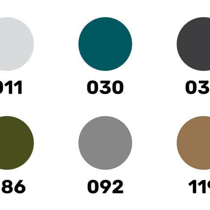 Acrylic Colour Set ”Military” 6 x 12 ml + Brush