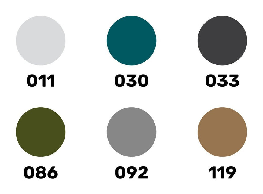 Acrylic Colour Set ”Military” 6 x 12 ml + Brush