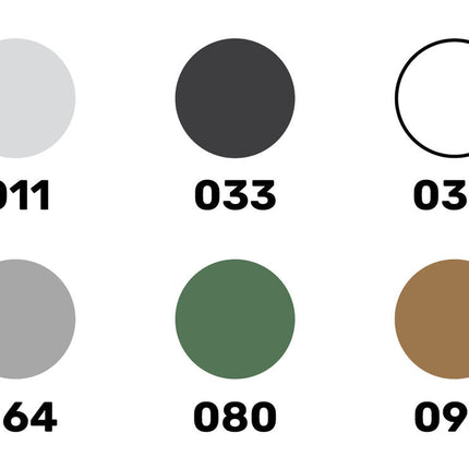 Acrylic Colour Set ”Military” Aircraft 6 x 12 ml + Brush