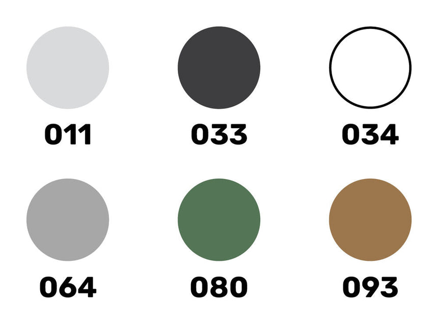 Acrylic Colour Set ”Military” Aircraft 6 x 12 ml + Brush