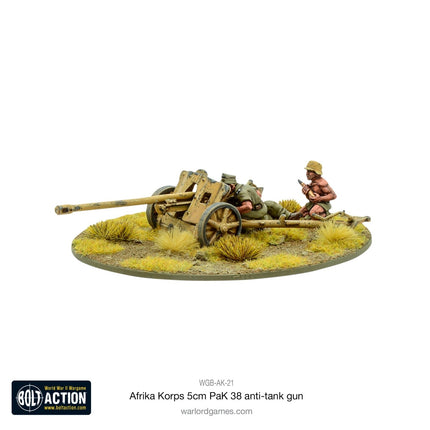 Afrika Korps 5cm PaK 38 Anti - Tank Gun - Artillerie - Warlord Games - WGB-AK-21