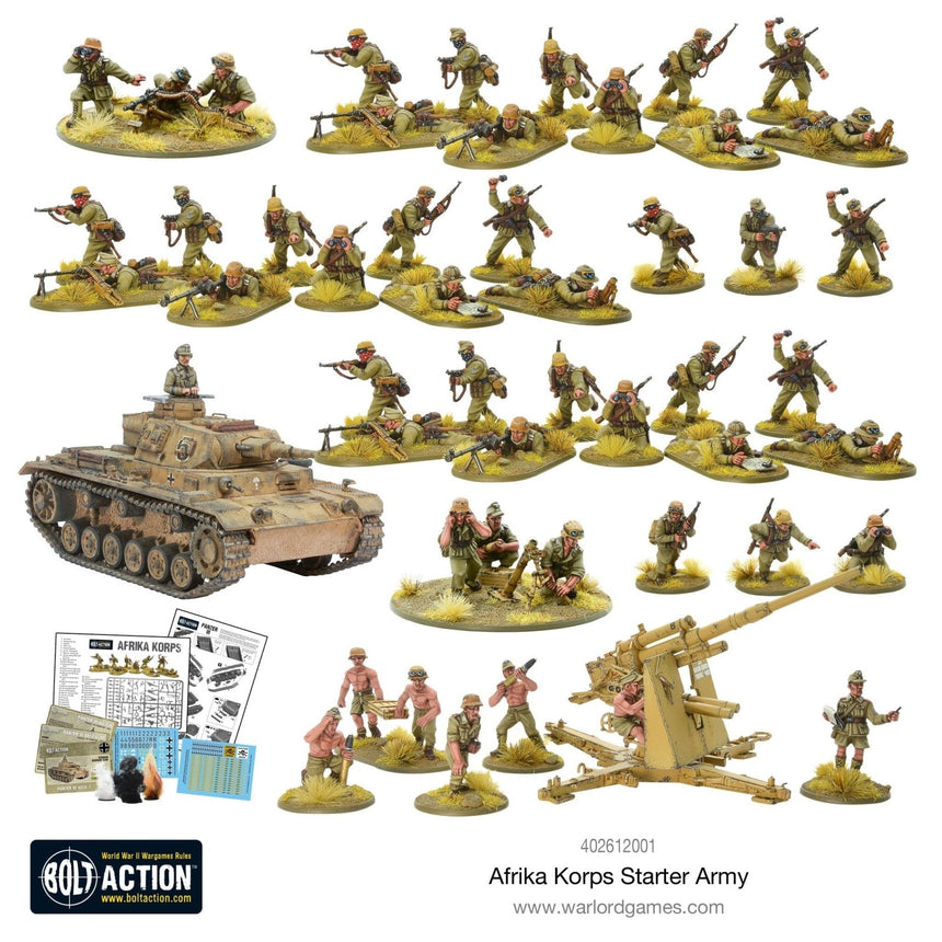 Afrika Korps Starter Army - Starterarmee - Warlord Games - 402612001