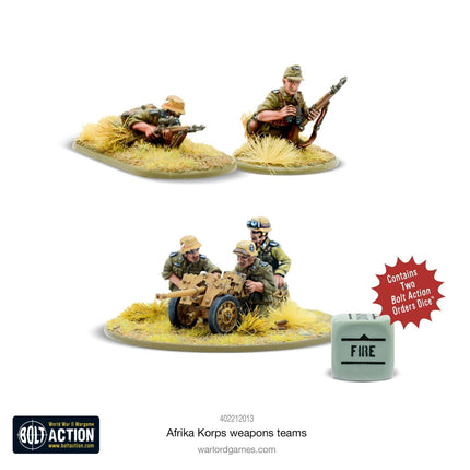 Afrika Korps Weapons Teams - Infanterie - Warlord Games - 402212013