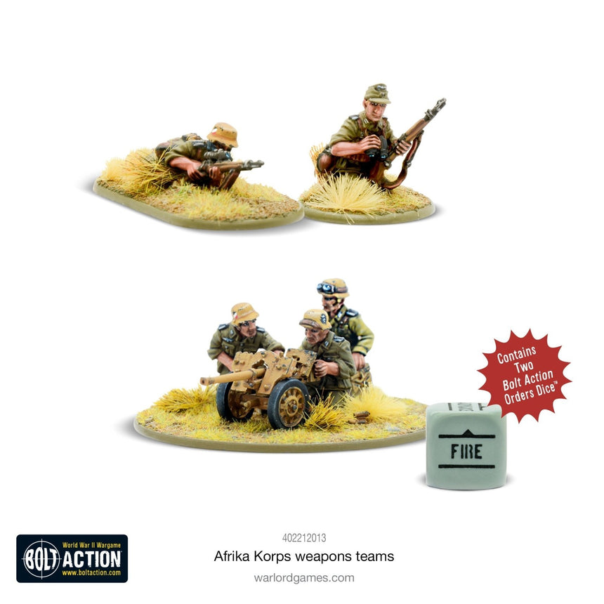 Afrika Korps Weapons Teams - Infanterie - Warlord Games - 402212013