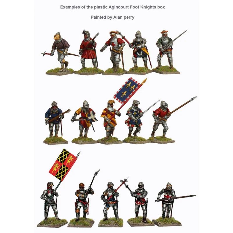 Agincourt Foot Knights 1415 - 29 - Infanterie - Perry Miniatures - PM-AO60