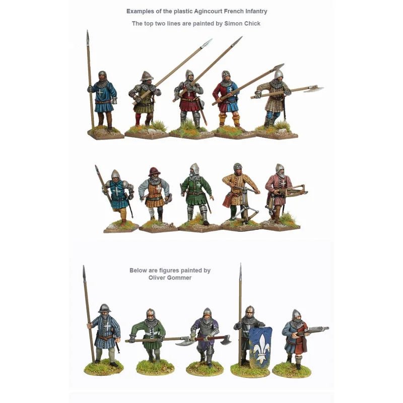 Agincourt French Infantry 1415 - 29 - Infanterie - Perry Miniatures - PM-AO50