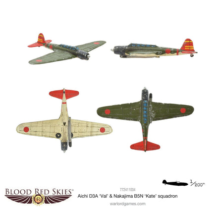 Aichi D3A 'Val' & Nakajima B5N 'Kate' Squadron - Flugzeuge - Warlord Games - 772411004