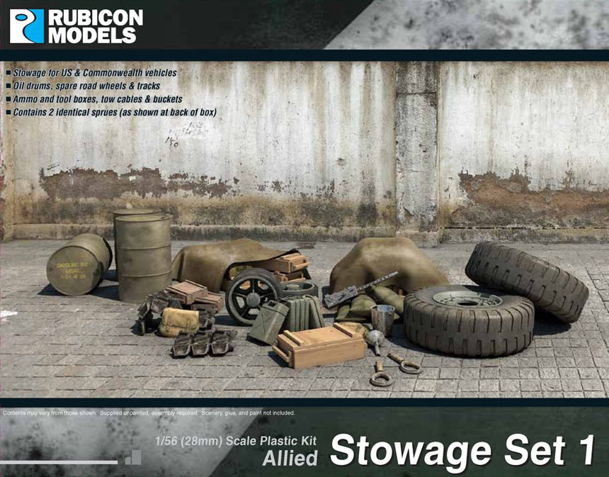 Allied Stowage Set 1 - Zubehör - Rubicon Models UK Ltd - 280033