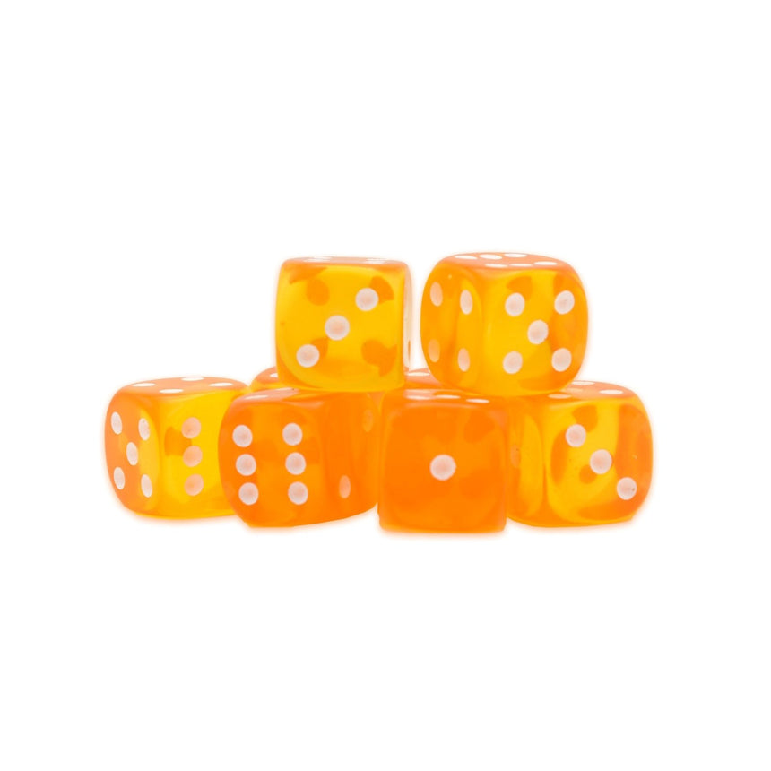 Amber D6 Dice (10 Stk) - Zubehör - Warlord Games - WG-D6-46