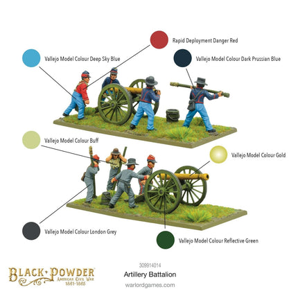 American Civil War Artillery Battalion - Starterset - Warlord Games - 309914014