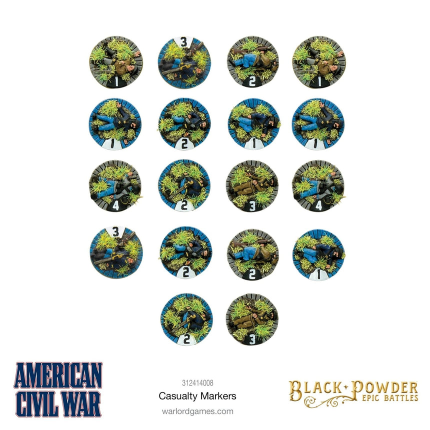 American Civil War Casualty Markers - Zubehör - Warlord Games - 312414008