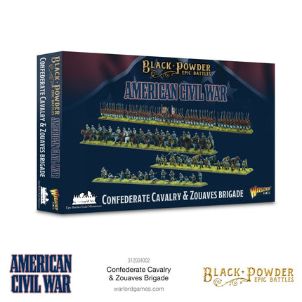 American Civil War Confederate Cavalry & Zouaves Brigade - Starterarmee - Warlord Games - 312004002