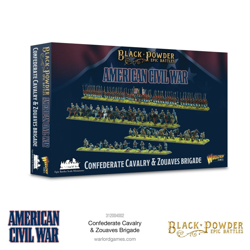 American Civil War Confederate Cavalry & Zouaves Brigade - Starterarmee - Warlord Games - 312004002