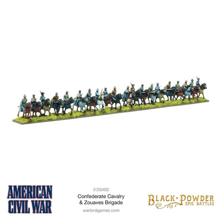 American Civil War Confederate Cavalry & Zouaves Brigade - Starterarmee - Warlord Games - 312004002