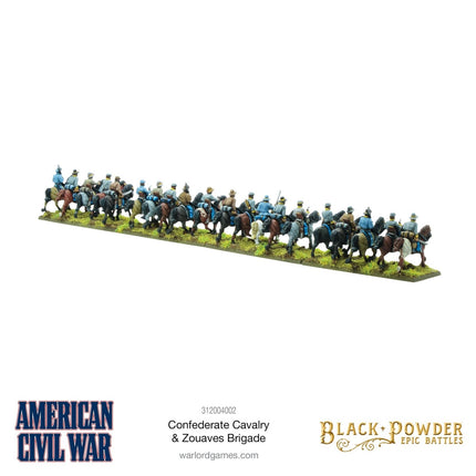 American Civil War Confederate Cavalry & Zouaves Brigade - Starterarmee - Warlord Games - 312004002