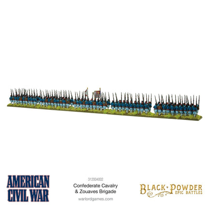 American Civil War Confederate Cavalry & Zouaves Brigade - Starterarmee - Warlord Games - 312004002