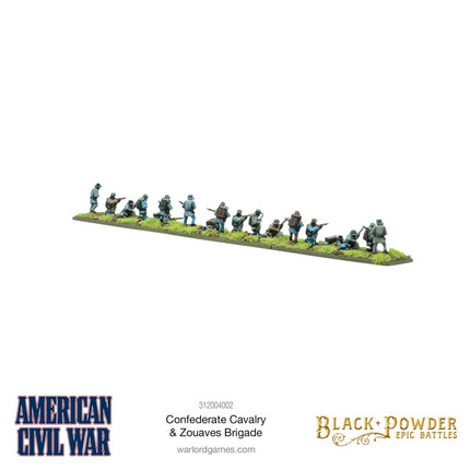 American Civil War Confederate Cavalry & Zouaves Brigade - Starterarmee - Warlord Games - 312004002