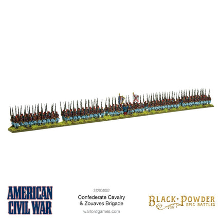 American Civil War Confederate Cavalry & Zouaves Brigade - Starterarmee - Warlord Games - 312004002