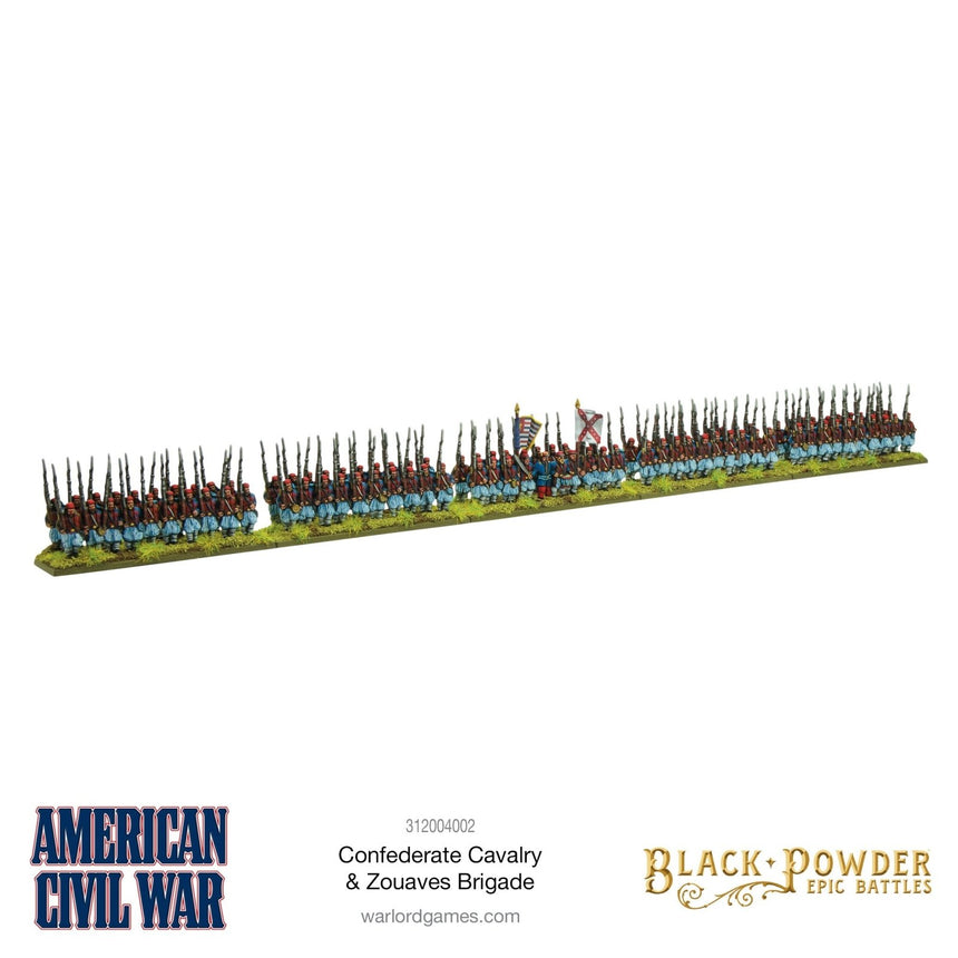 American Civil War Confederate Cavalry & Zouaves Brigade - Starterarmee - Warlord Games - 312004002