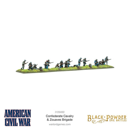 American Civil War Confederate Cavalry & Zouaves Brigade - Starterarmee - Warlord Games - 312004002