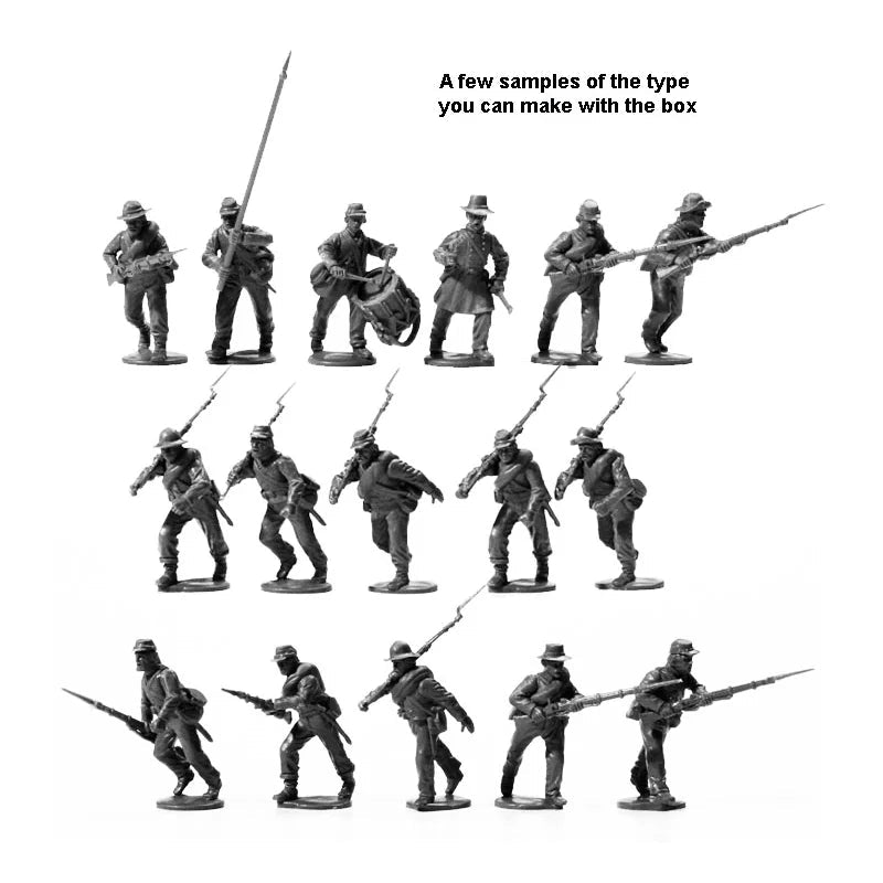 American Civil War Confederate Infantry 1861 - 65 - Infanterie - Perry Miniatures - PM-ACW080