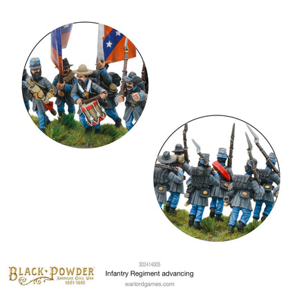 American Civil War: Infantry Regiment Advancing - Infanterie - Warlord Games - 302414005