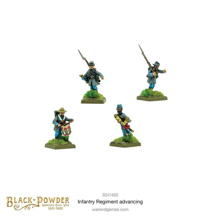 American Civil War: Infantry Regiment Advancing - Infanterie - Warlord Games - 302414005
