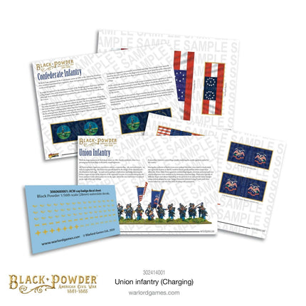 American Civil War: Infantry Regiment Charging - Infanterie - Warlord Games - 302414001