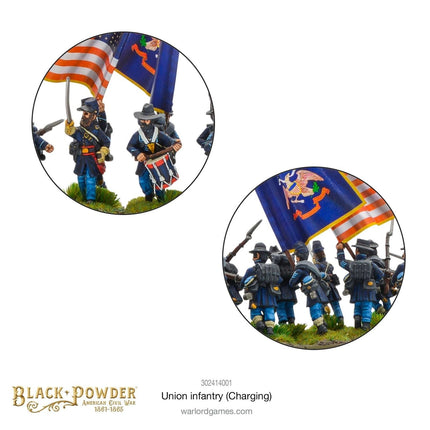 American Civil War: Infantry Regiment Charging - Infanterie - Warlord Games - 302414001
