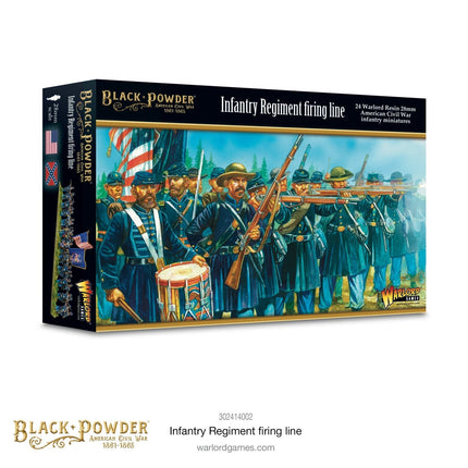 American Civil War Infantry Regiment Firing Line - Infanterie - Warlord Games - 302414002