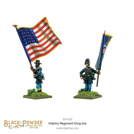 American Civil War Infantry Regiment Firing Line - Infanterie - Warlord Games - 302414002