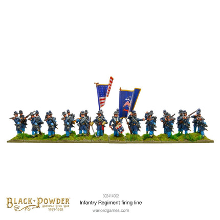 American Civil War Infantry Regiment Firing Line - Infanterie - Warlord Games - 302414002