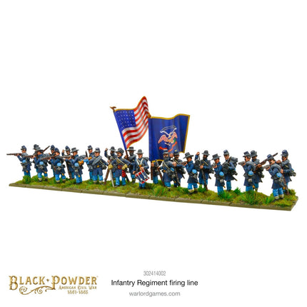 American Civil War Infantry Regiment Firing Line - Infanterie - Warlord Games - 302414002