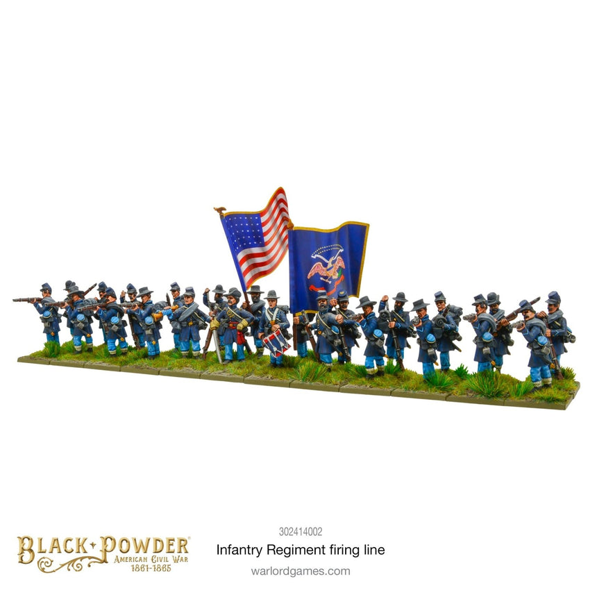 American Civil War Infantry Regiment Firing Line - Infanterie - Warlord Games - 302414002