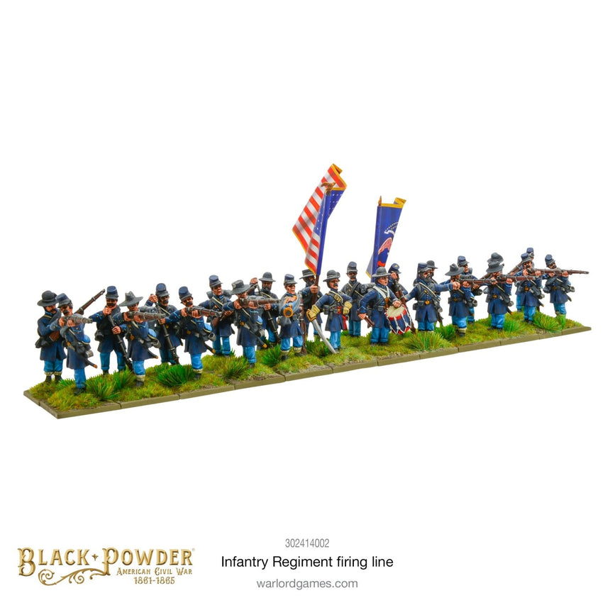 American Civil War Infantry Regiment Firing Line - Infanterie - Warlord Games - 302414002