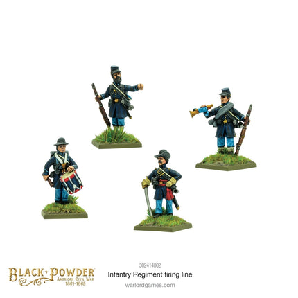 American Civil War Infantry Regiment Firing Line - Infanterie - Warlord Games - 302414002
