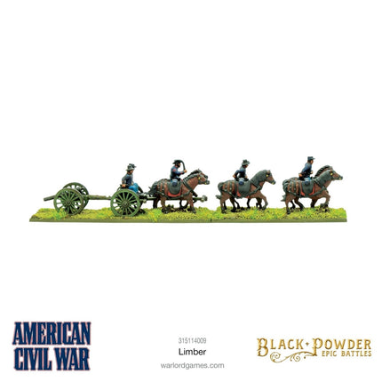 American Civil War Limber - Artillerie - Warlord Games - 315114009