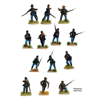 American Civil War Union Infantry 1861 - 65 - Infanterie - Perry Miniatures - ACW 115