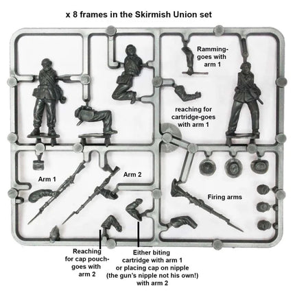 American Civil War Union Infantry (Skirmishing) - Infanterie - Perry Miniatures - PM-ACW120