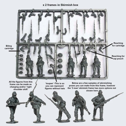American Civil War Union Infantry (Skirmishing) - Infanterie - Perry Miniatures - PM-ACW120