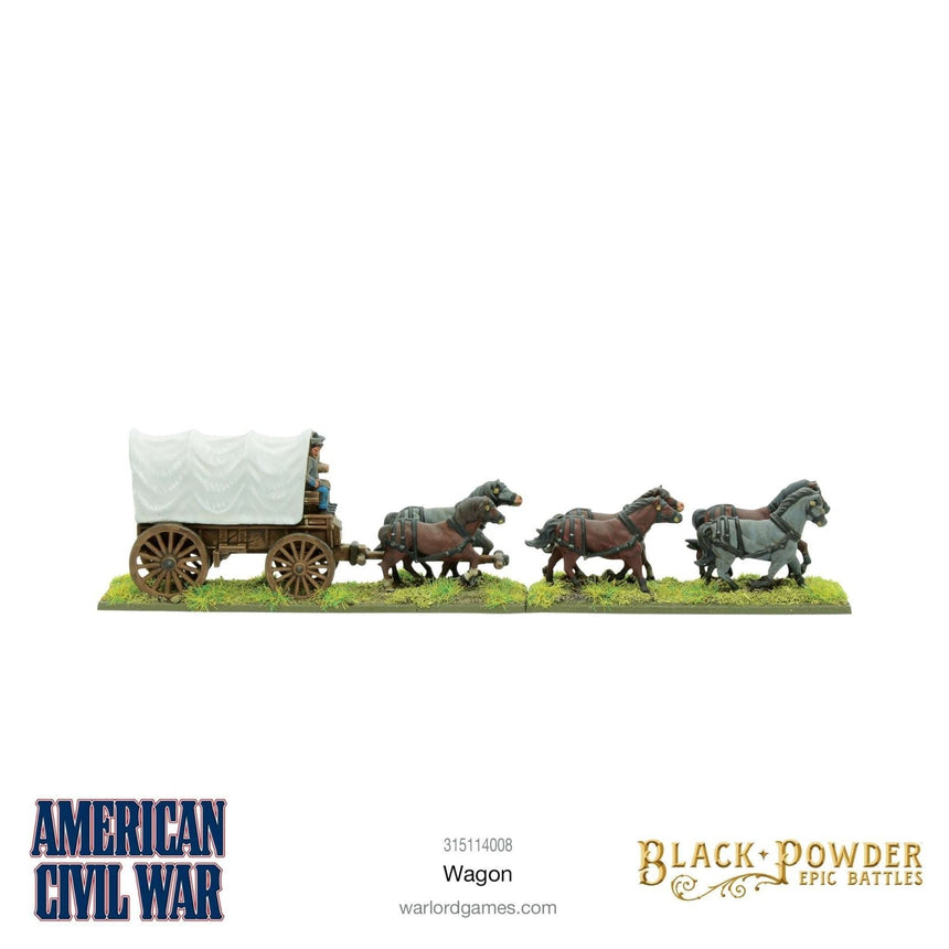 American Civil War Wagon - Fahrzeuge - Warlord Games - 315114008