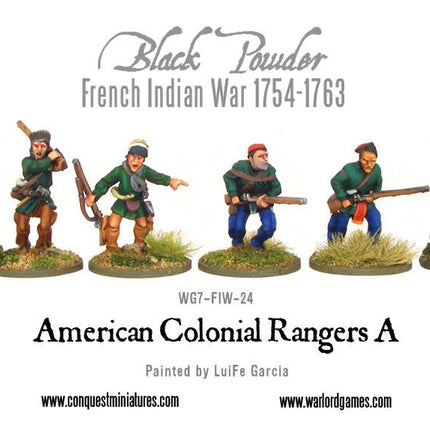 American Colonial Rangers A - Infanterie - Warlord Games - WG7-FIW-24